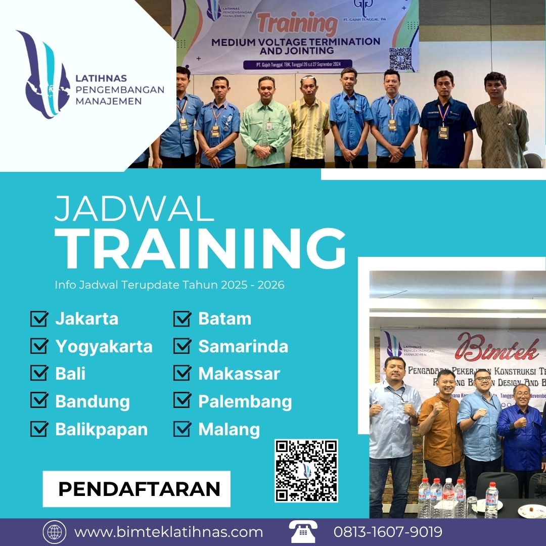 Training Manajemen Risiko dan Keselamatan Kerja di Gedung (K3 Building) - bimteklatihnas Tahun 2025 - 2026