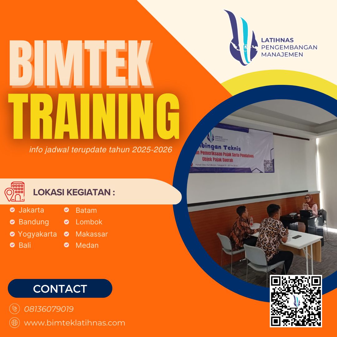 Bimtek Peningkatan Kapasitas SDM Dispenda/Bapenda dalam Era Digitalisasi Pajak Terbaru 2025