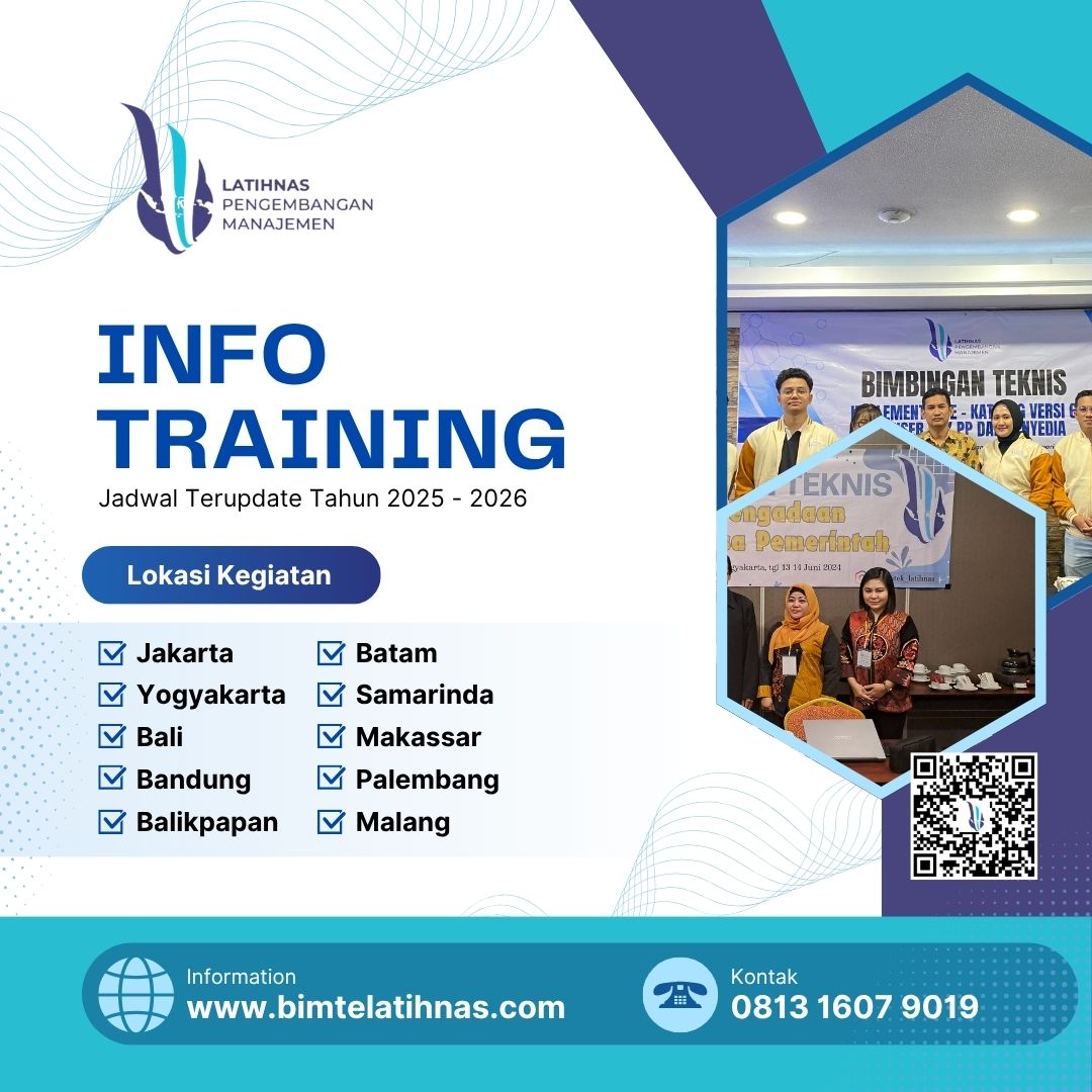 Training Pemeliharaan Plumbing dan Sistem Air Bersih/Kotor Gedung - Latihnas Tahun 2025 - 2026