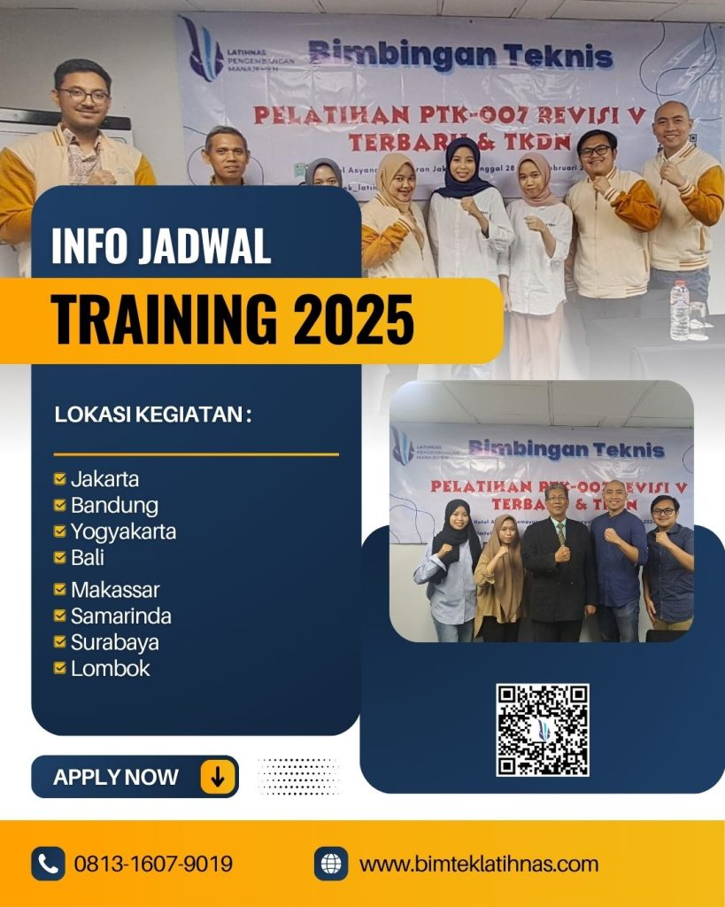 Training PTK 007 Revisi 5 Disertai Procurement TKDN