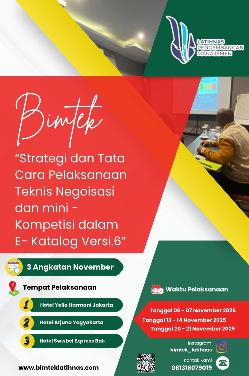 Bimtek Strategi Dan Tata Cara Pelaksanaan Teknis Negoisasi & Mini Kompetisi E-Katalog Versi 6 Tebaru 2025 -2026