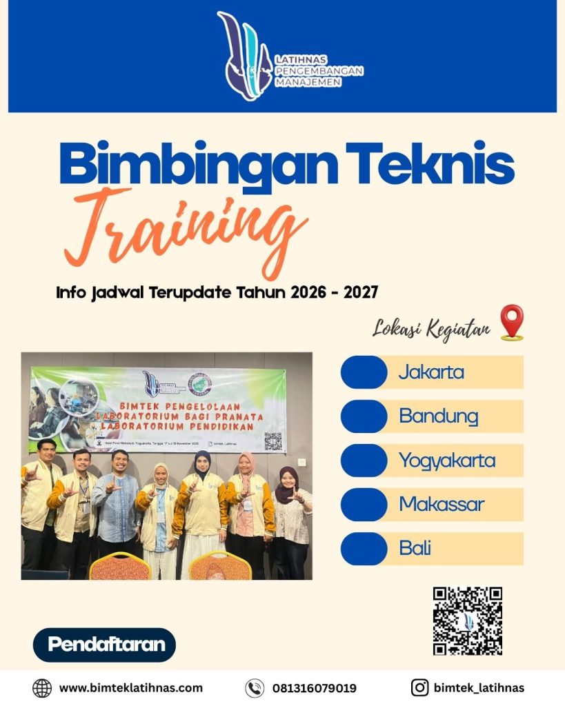 TRAINING PLP PENGELOLAAN LABORATORIUM BAGI PRANATA LABORATORIUM PENDIDIKAN TERPADU TAHUN 2026 -2027