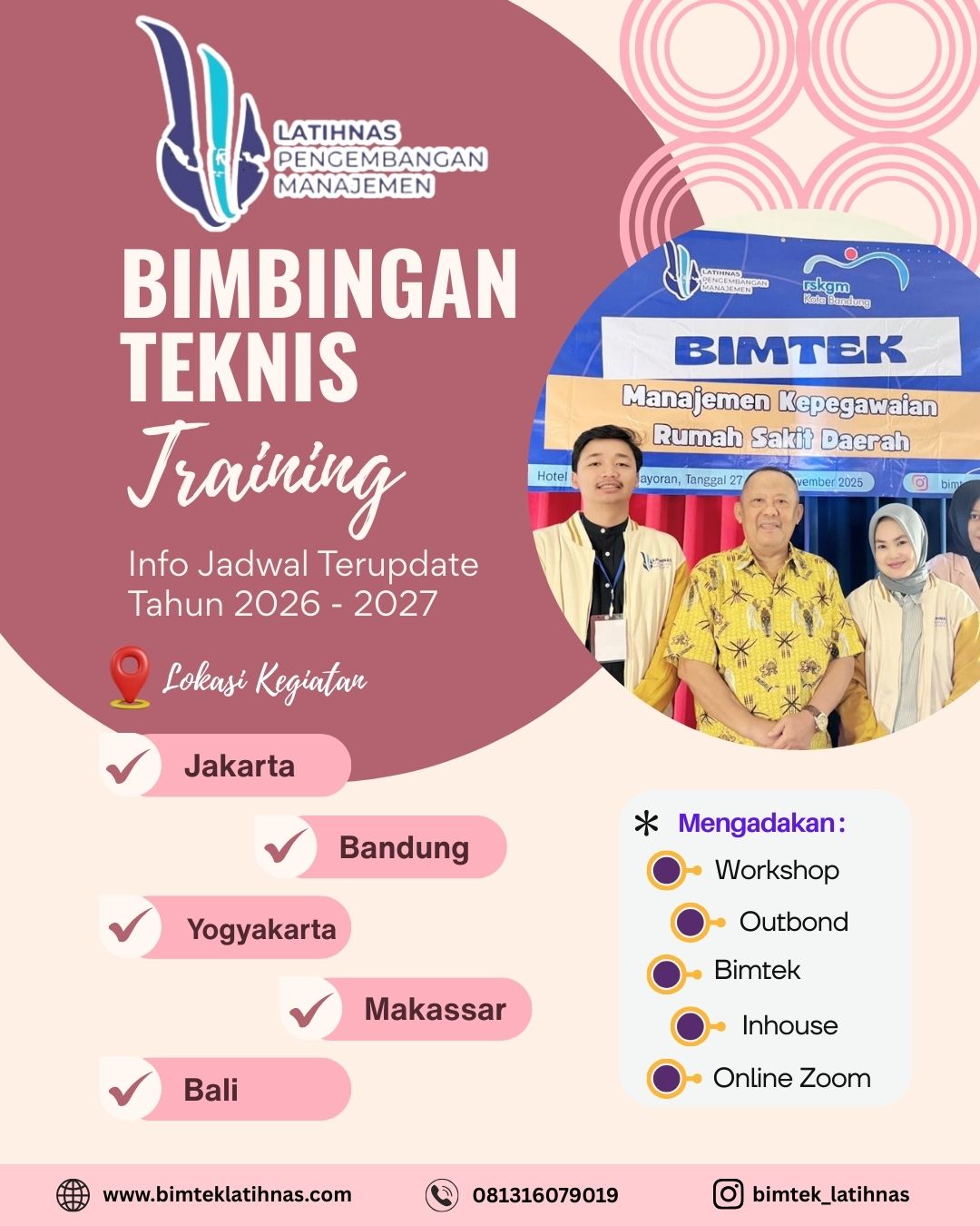 Bimtek Perencanaan Dan Pengelolaan SDM Rumah Sakit Tahun 2026-2027