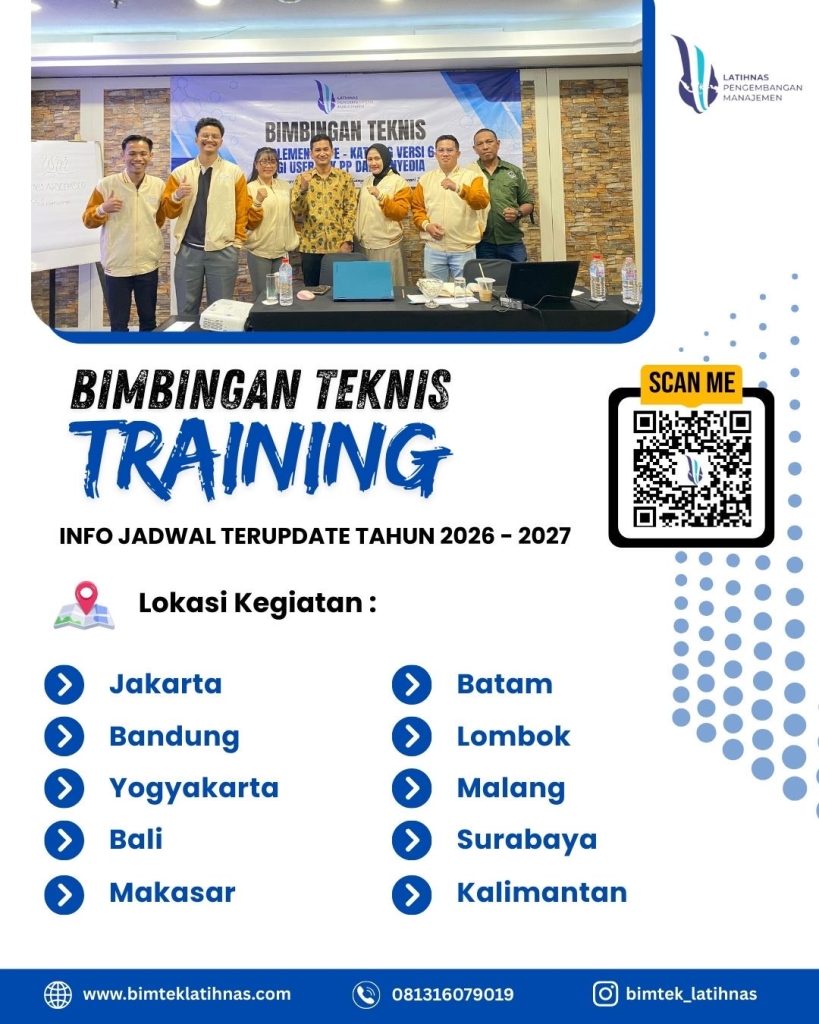 Bimtek Pemantauan & Tindak lanjut Hasil Pemeriksaan BPK RI Dan SPIP Sistem Pengendalian Interen Pemerintah 2026 -2027