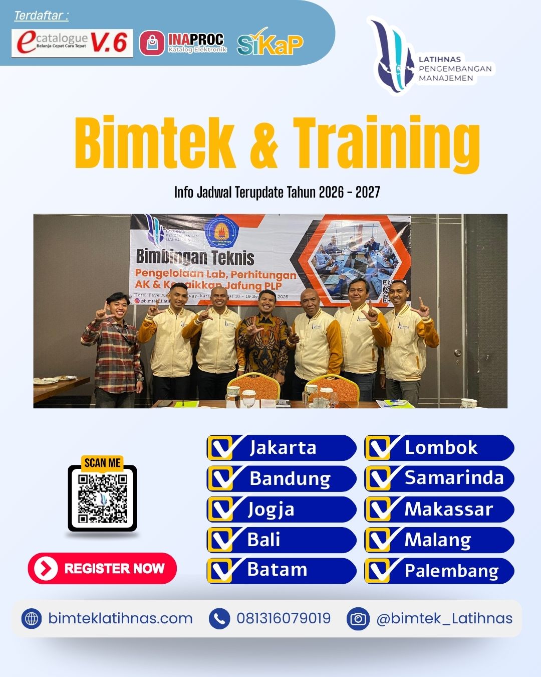 Pelatihan Manajemen dan Tata Kelola Laboratorium Menuju Sertifikasi ISO/IEC 17025:2017 Terbaru 2026