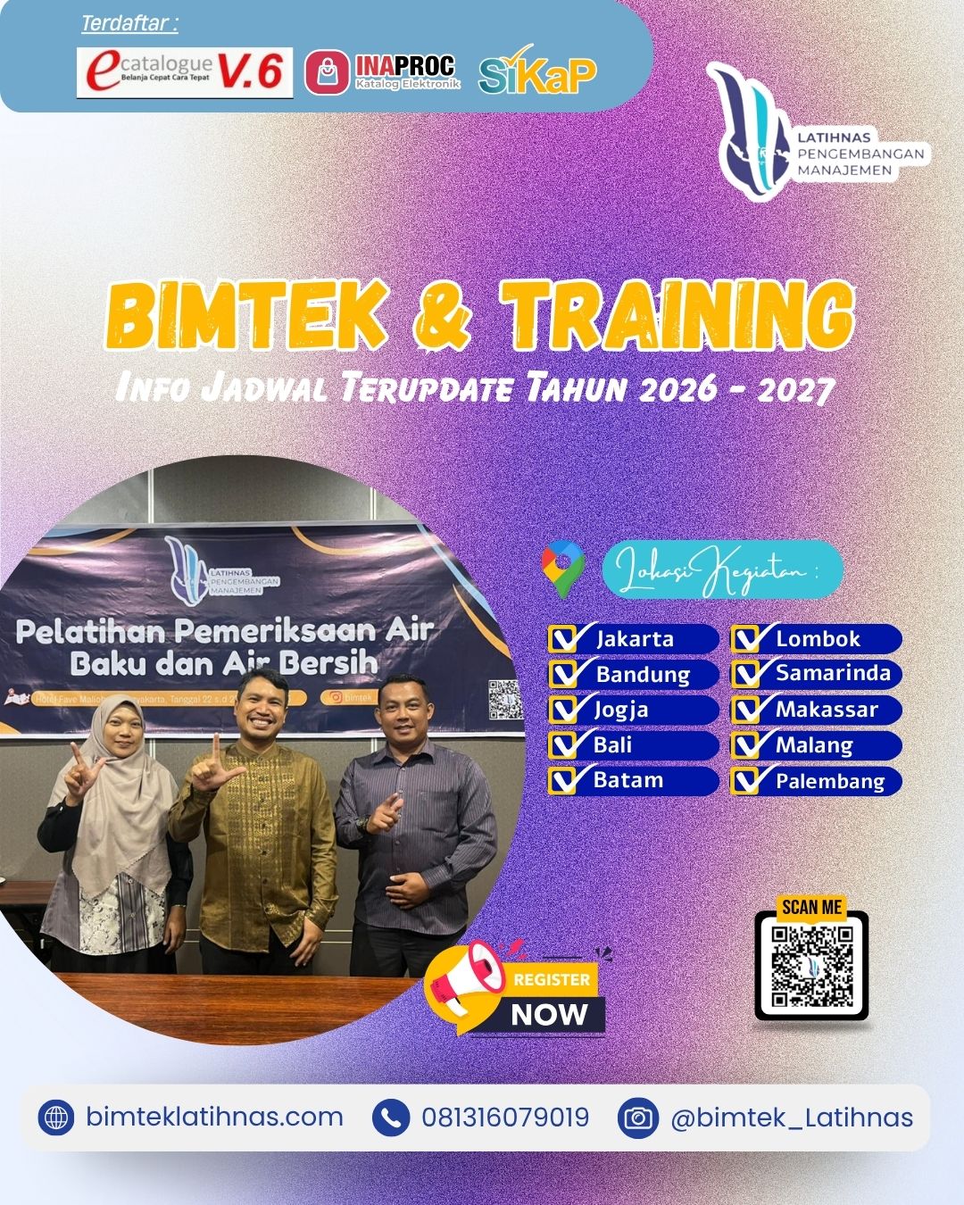 Training Sampling Air & Teknik Pengambilan Sample Kualitas Air PDAM Terbaru 2026