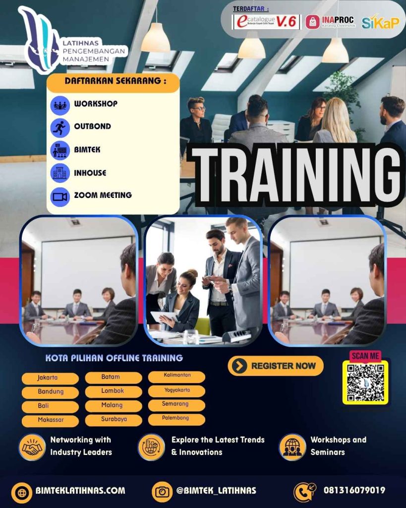 Training Penyusunan Standar Kompetensi membantu organisasi menyusun standar kompetensi jabatan, mengidentifikasi kebutuhan SDM, dan meningkatkan kualitas kinerja pegawai.